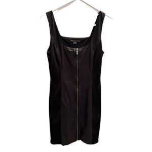 A/X Armani Exchange Black Mini Dress with Zipper